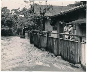 集中豪雨の水害　釜上