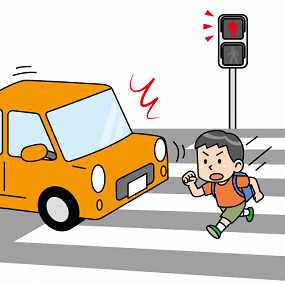 歩行者の信号無視
