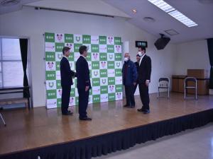 感謝状贈呈式の様子