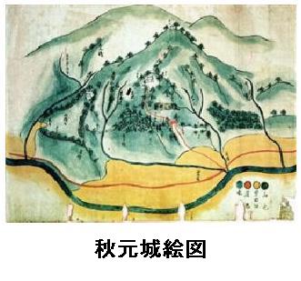 秋元城絵図