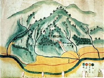 秋元城絵図