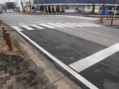 道路の補修後