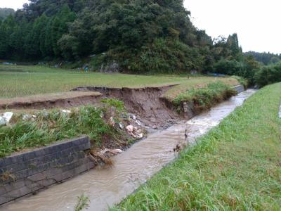 河川の補修前