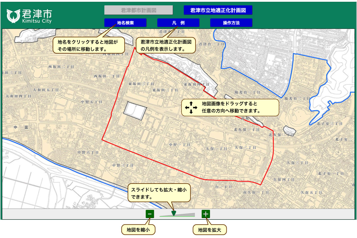 操作方法画面