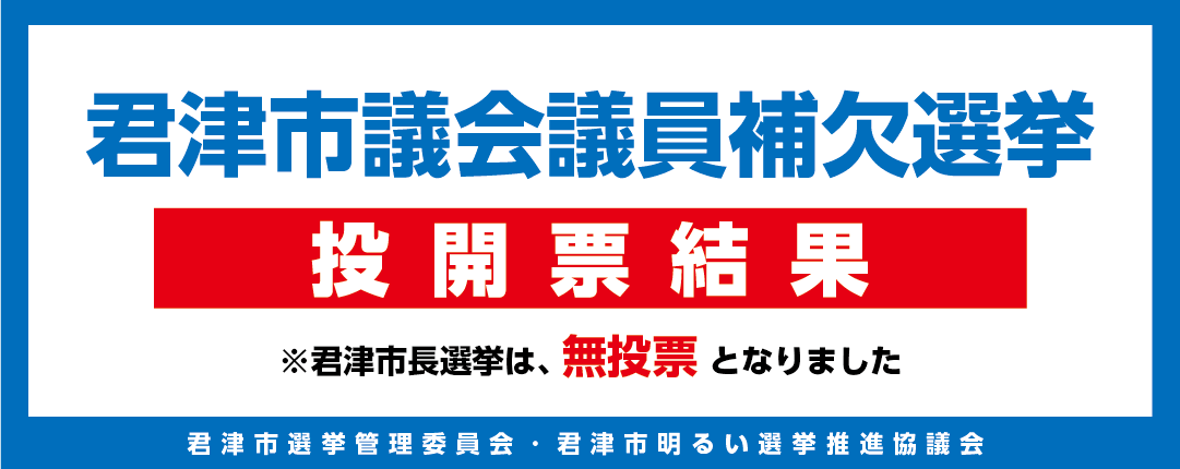 議会議員補欠選挙(投開票結果)