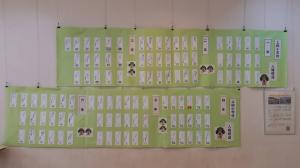 上総小学校児童による人権標語作品