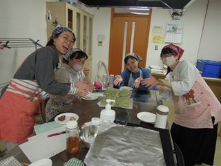 パンづくりの様子