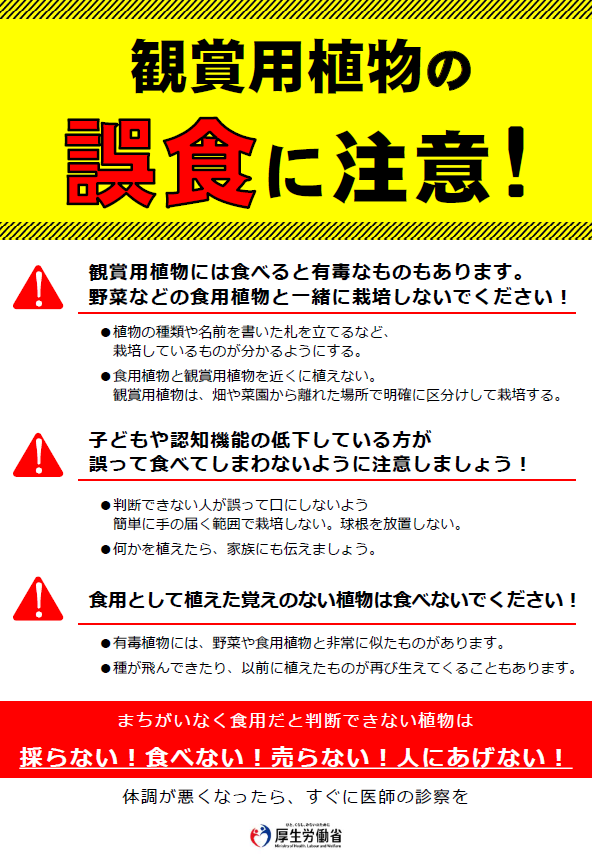 有毒植物に要注意5