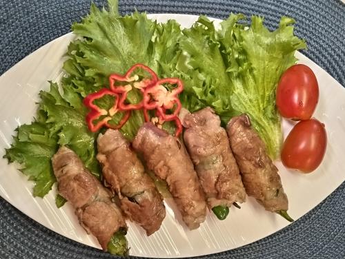 ししとうの肉巻き