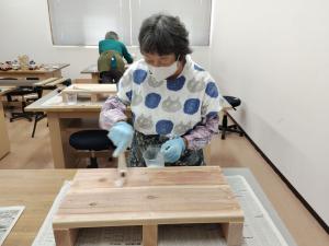 塗装の様子