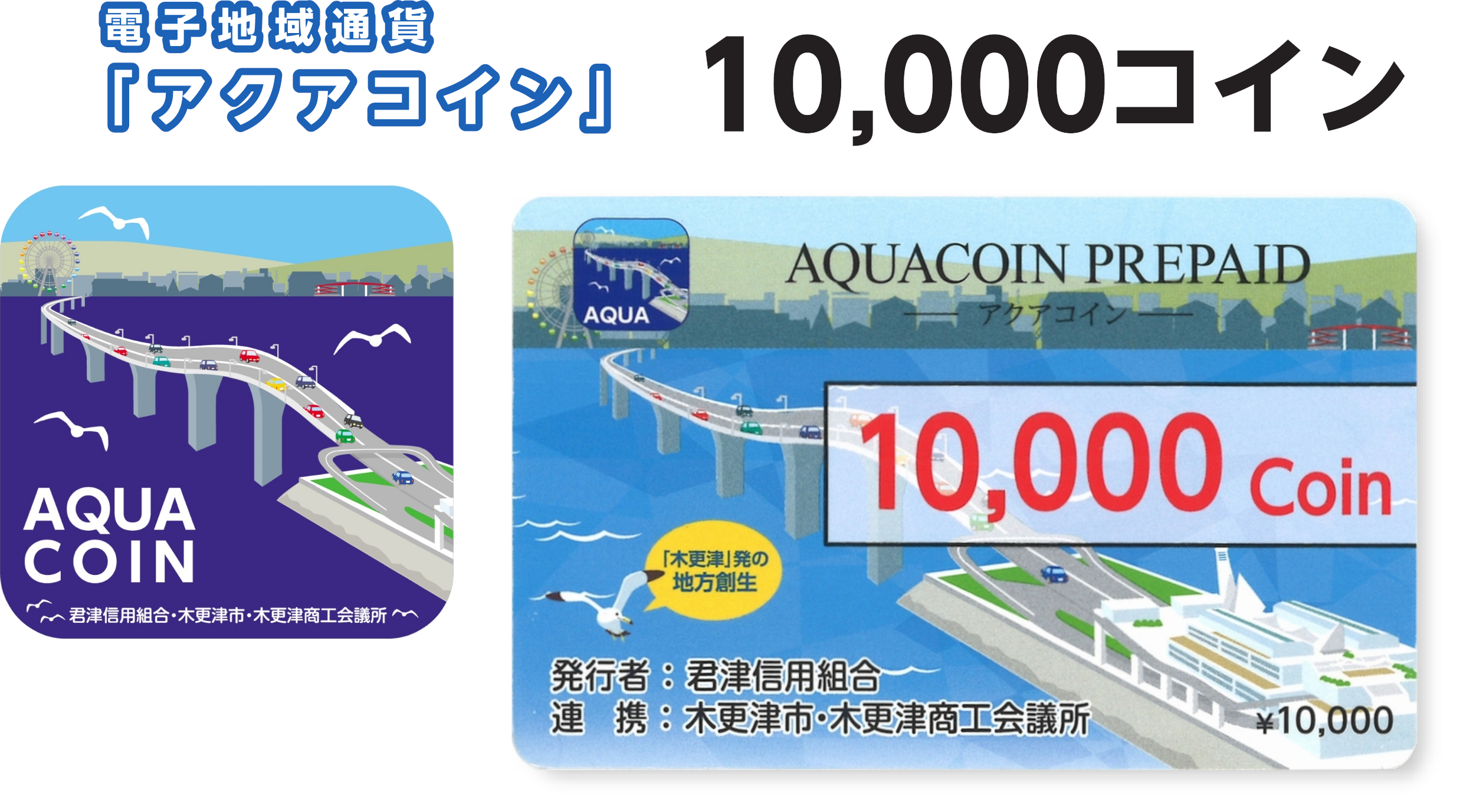 電子地域通貨アクアコイン（10,000コイン）の画像