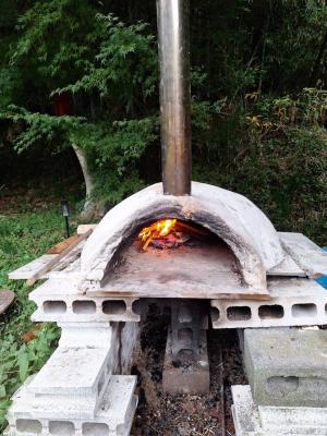 手作りピザ窯