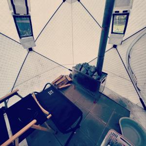 テントサウナと水風呂2