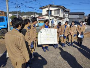 高校生による説明