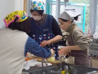 調理実習の様子