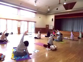ヨガの様子
