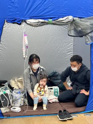 防災訓練の様子