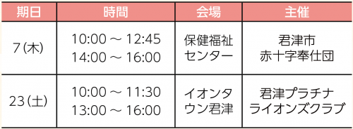 献血日程