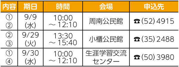 会場一覧