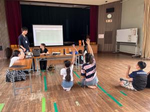 子ども体験教室の様子