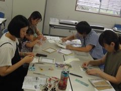 ハンドメイドの様子