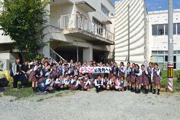 暖かく出迎えてくれた山元町の職員の方々と