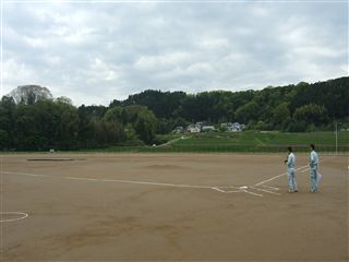 松丘スポーツ広場野球場の画像です。