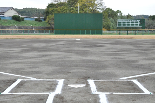 小糸スポーツ広場野球場の画像です。
