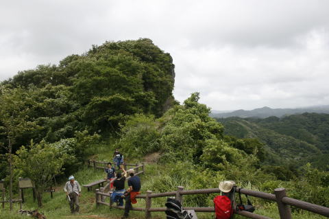 石射太郎から高宕山の写真