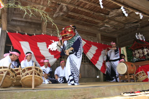 大戸見の神楽の写真