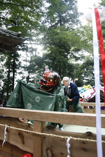 白山神社祭礼の写真