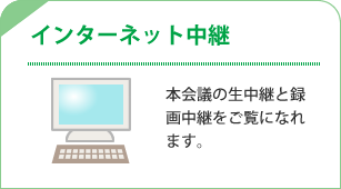 インターネット中継