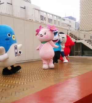 イベントステージでダンスをおどったよ！