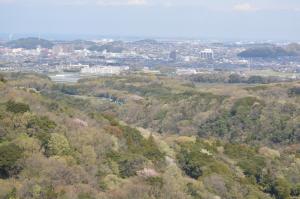 三舟山の展望台からの眺めだよ♪