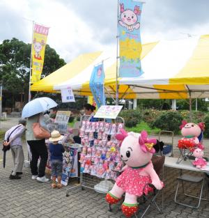 きみぴょんグッズも販売したよ！