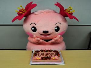 なんと！誕生日ケーキももらちゃった♪