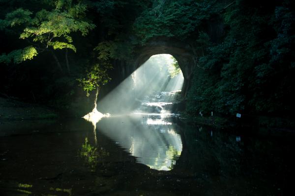 濃溝の滝（亀岩の洞窟）11